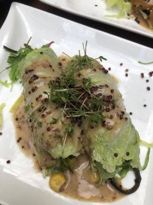 China cabbage seaweed rolls   at Good Morning Vietnam Vegan in Berlin