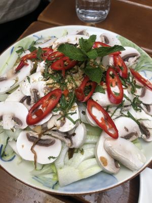 Champignons salad   at Good Morning Vietnam Vegan in Berlin