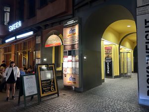 Go through the gate to find the restaurant in the backyard.  at Good Morning Vietnam Vegan in Berlin