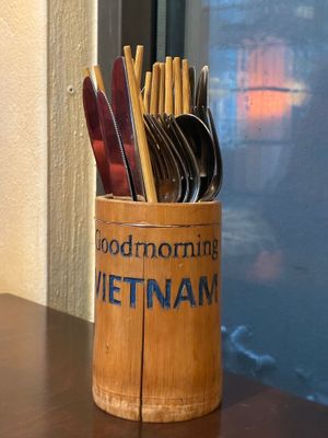 Table setting  at Good Morning Vietnam Vegan in Berlin