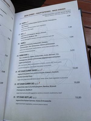 Menu page 3 at Good Morning Vietnam Vegan in Berlin