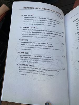 Menu page 4 at Good Morning Vietnam Vegan in Berlin
