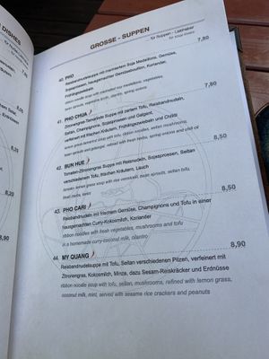 Menu page 5 at Good Morning Vietnam Vegan in Berlin