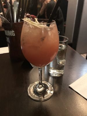 Lychee cocktail 👌 at Good Morning Vietnam Vegan in Berlin