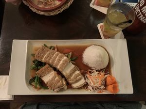 Teriyaki tofu  at Good Morning Vietnam Vegan in Berlin