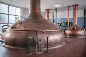 brewing hall at Brouwerij Het Anker in Mechelen