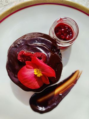 Torta de chocolate  at Casa Lėlytė in Bogota