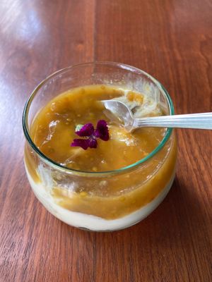 Lulo Cheesecake at Casa Lėlytė in Bogota