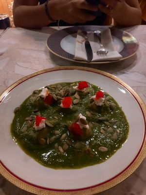 Amazing ravioli at Casa Lėlytė in Bogota