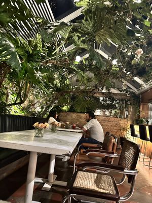 Restaurant setup   at Casa Lėlytė in Bogota