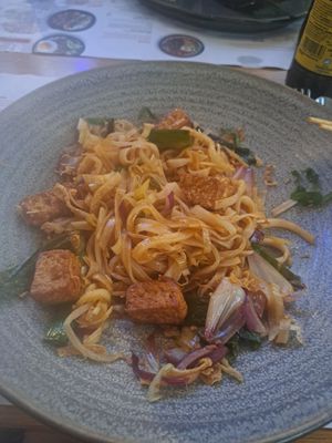 Vegan Pad Thai at Wagamama in Ayia Napa