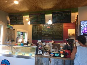 Inside shop at The Spot in Nags Head