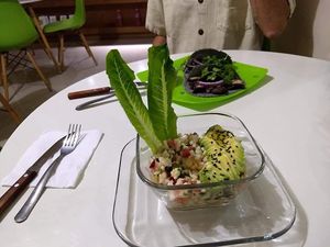 Heart of palm ceviche at Bonavida  in Matamoros