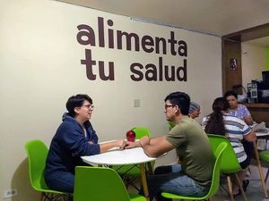 Seating at Bonavida  in Matamoros