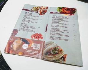 Menu 💜 at Bonavida  in Matamoros