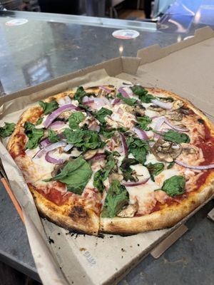 Vegan cheese  at IAH - Blaze Pizza - TA in Houston