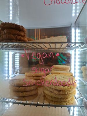Vegan cookies! at Living the Dream in Eureka