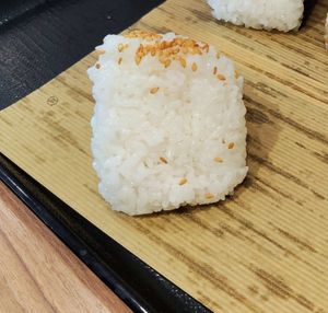 Salted Rice onigiri at Omusubi Gonbei in Musashino
