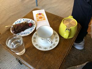 This cake was so yummy  at Okomoko in Farnham