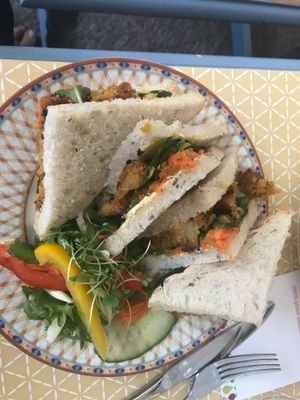 Arji Baji sandwich  at Okomoko in Farnham