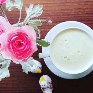 Matcha tea latte...a new and popular addition! at Okomoko in Farnham