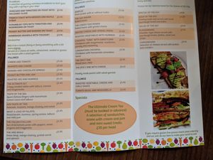 Menu at Okomoko in Farnham