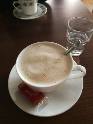 Chai latte at Okomoko in Farnham