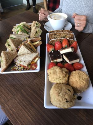 Amazing afternoon tea!!! at Okomoko in Farnham