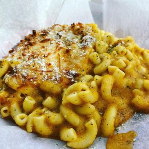 Mac n no cheese  at MeMe's Twisted Potato in Little Rock