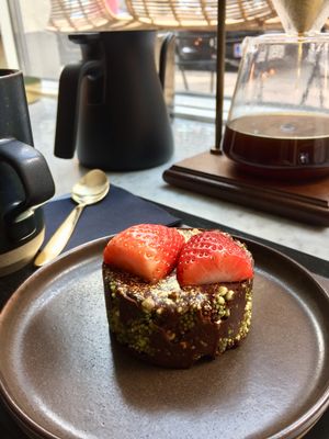 vegan treat at Matcha Bar at Matcha Bar - Helgolandsgade in Copenhagen
