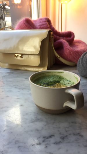 Matcha latte  at Matcha Bar - Helgolandsgade in Copenhagen