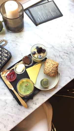 Their brunch, cheap and very delicious! at Matcha Bar - Helgolandsgade in Copenhagen