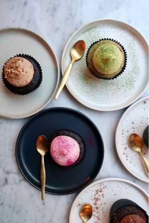 Vegan and Glutenfree cakes  at Matcha Bar - Helgolandsgade in Copenhagen