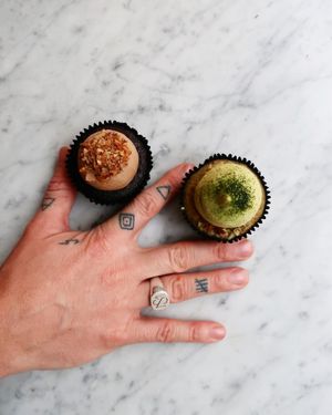 A cake a day!  at Matcha Bar - Helgolandsgade in Copenhagen