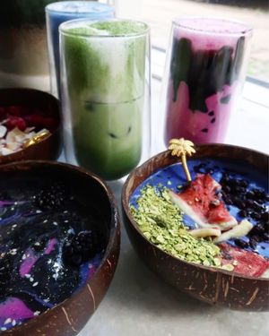 Buddha bowls !  at Matcha Bar - Helgolandsgade in Copenhagen