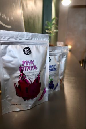 Super food powder!  at Matcha Bar - Helgolandsgade in Copenhagen