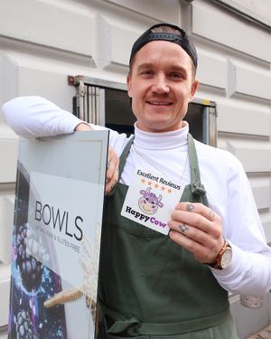 Yay! Great Reviews at Happy Cow!  at Matcha Bar - Helgolandsgade in Copenhagen