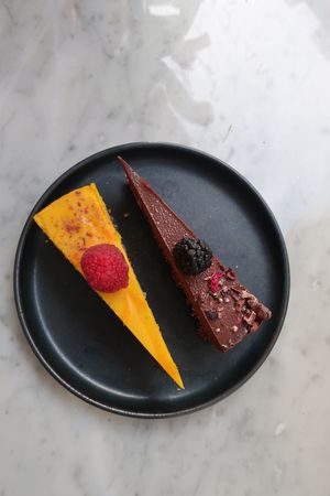 Vegan cakes  at Matcha Bar - Helgolandsgade in Copenhagen