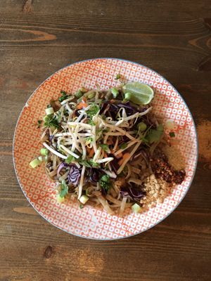 Pad Thai jay at Gandhi's Cafe in Ambleside