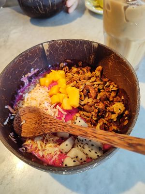 Pink Flamingo Bowl at The Social Space - Chinatown in Central Singapore