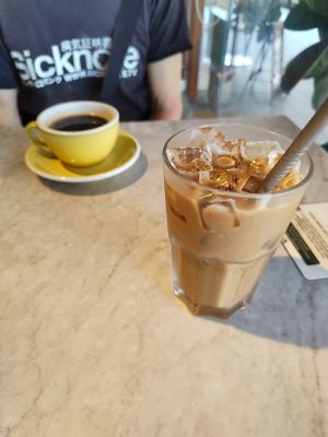 Cold brew Oat at The Social Space - Chinatown in Central Singapore