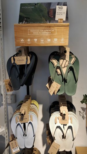 Slippers for sale at The Social Space - Chinatown in Central Singapore