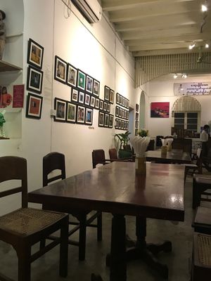 The restaurant at Pansuriya in Yangon