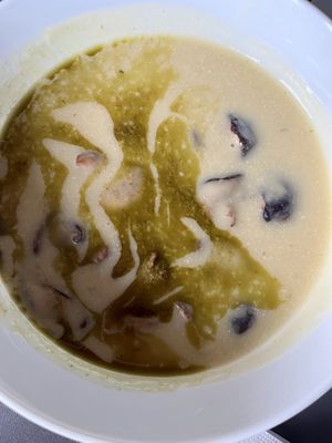 sour mushroom soup  at Dvanast Dusi in Bratislava