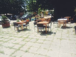 Sun deck at Dvanast Dusi in Bratislava