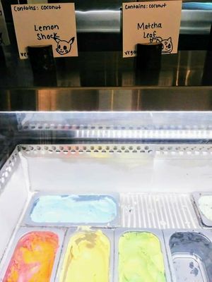 Vegan Pokemon flavors at The Greenery Creamery  in Orlando