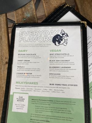 Everyday flavors at The Greenery Creamery  in Orlando