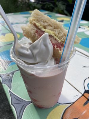 Strawberry lemon cake shake  at The Greenery Creamery  in Orlando