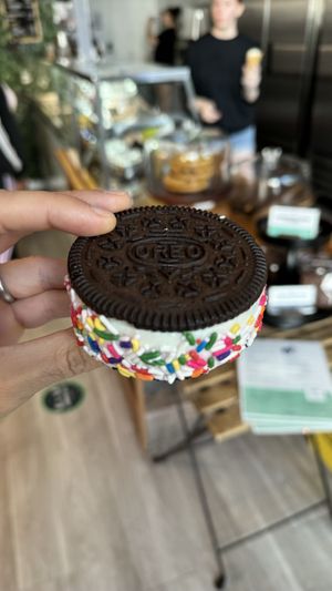 Galleta con helado  at The Greenery Creamery  in Orlando