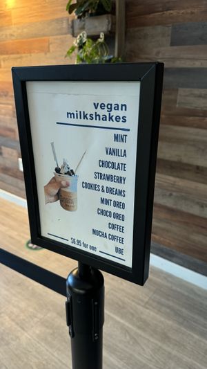 Vegan milkshakes  at The Greenery Creamery  in Orlando
